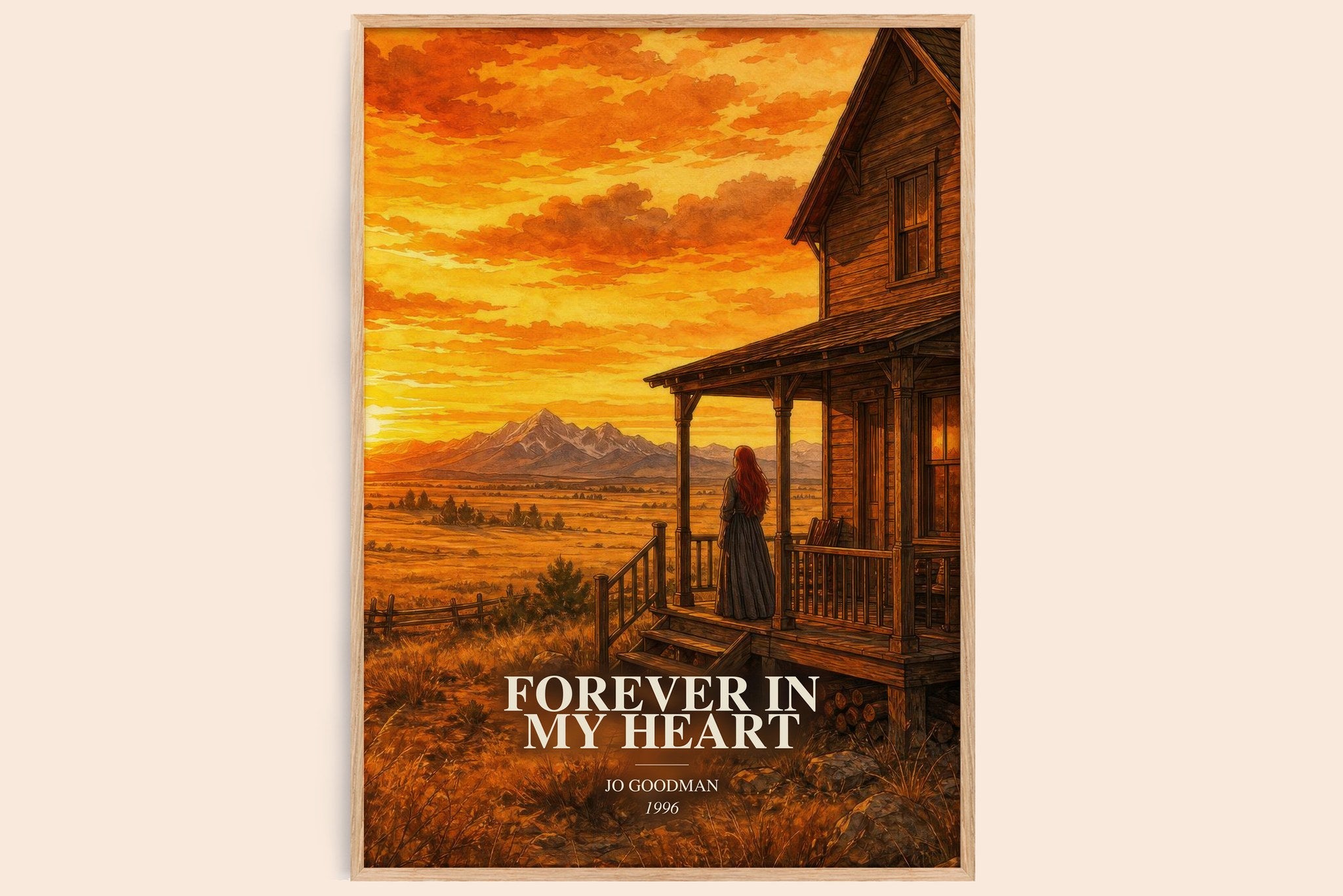 Forever in my heart Book Watercolour Illustration by Jo Goodman