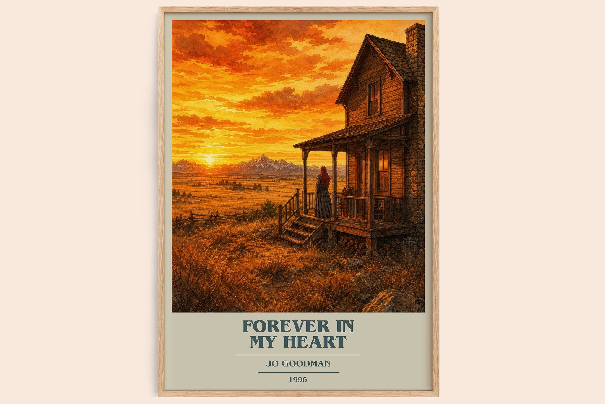 Forever in my heart Book Cover Poster by Jo Goodman