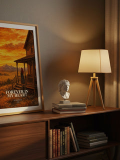 Forever in my heart watercolour print on bookshelf – Jo Goodman fan gift