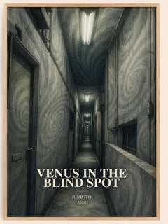 Venus in the Blind Spot watercolour book poster by Junji Itō – framed literary art print
