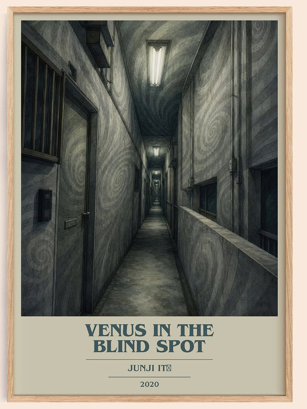 Venus in the Blind Spot book cover book poster by Junji Itō – framed literary art print