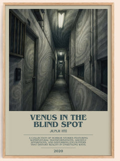 Venus in the Blind Spot bookish book poster by Junji Itō – framed literary art print