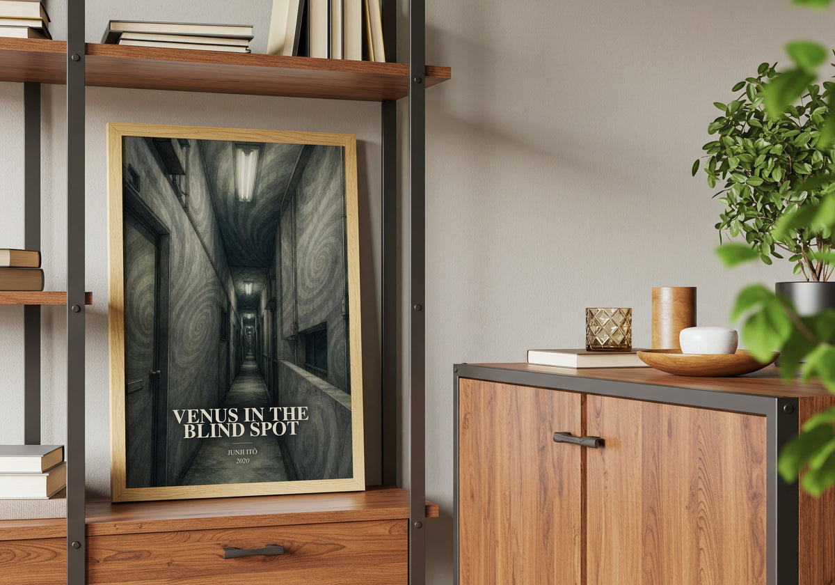 Venus in the Blind Spot book watercolour illustration paper finish options – matte satin gloss