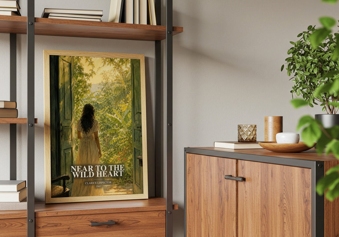 Near to the wild heart book watercolour illustration paper finish options – matte satin gloss