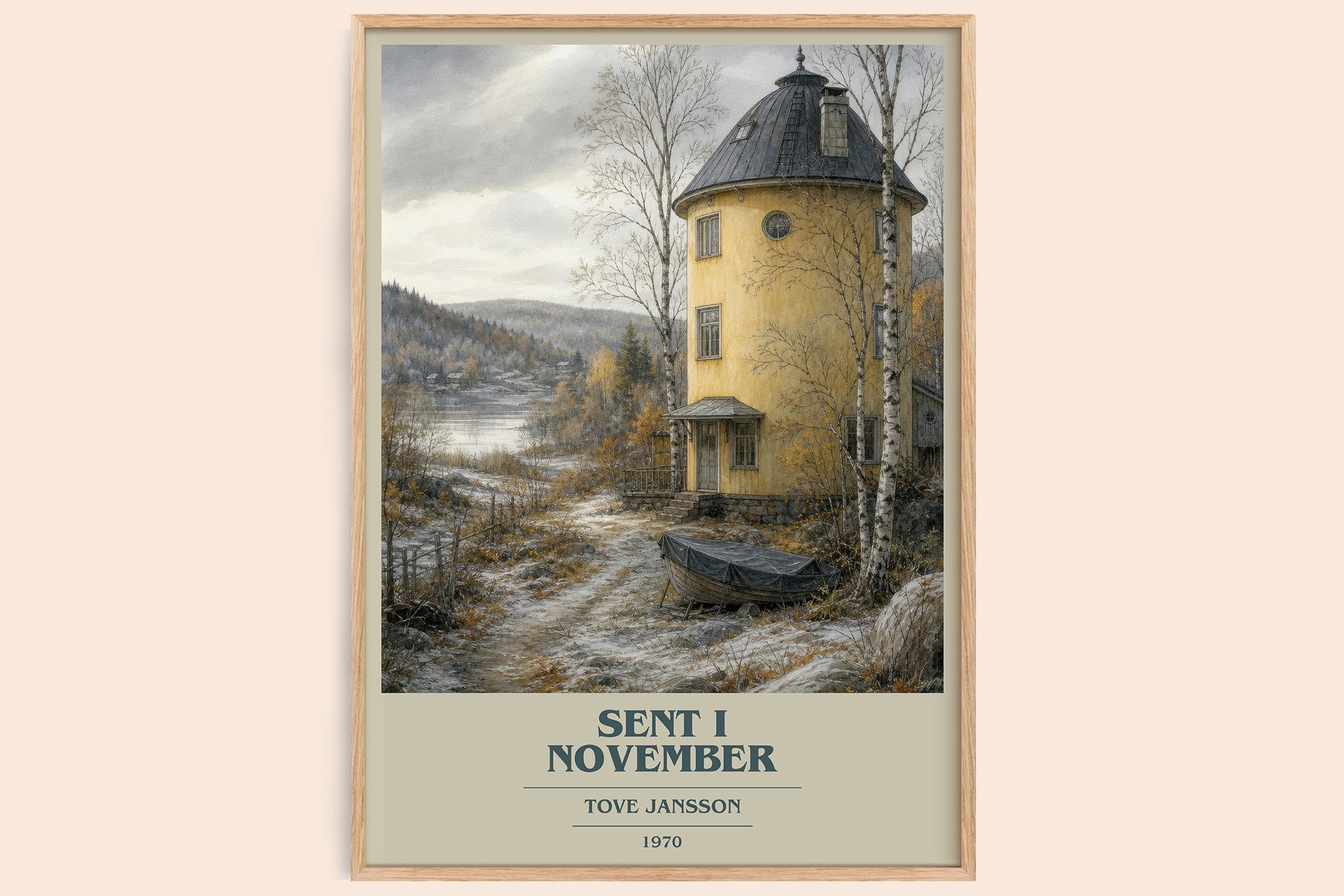 Sent i November Book Cover Poster by Tove Jansson