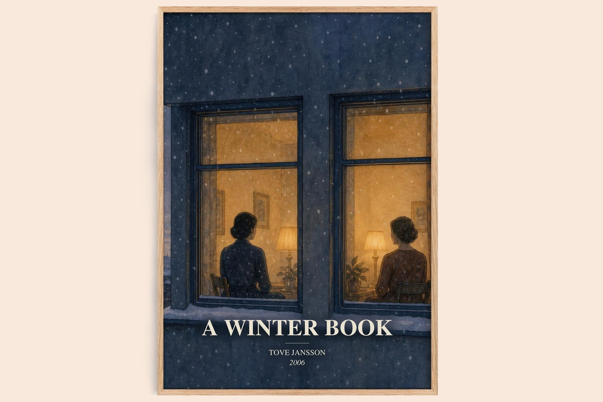 A winter book Book Watercolour Illustration by Tove Jansson