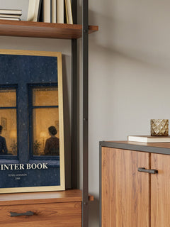 A winter book book watercolour illustration paper finish options – matte satin gloss