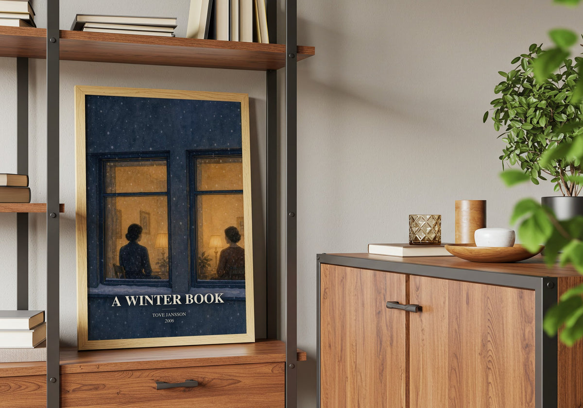 A winter book book watercolour illustration paper finish options – matte satin gloss