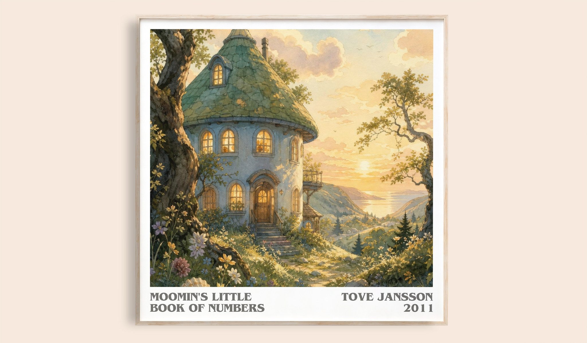 Moomin's little book of numbers Literary Art Print by Tove Jansson