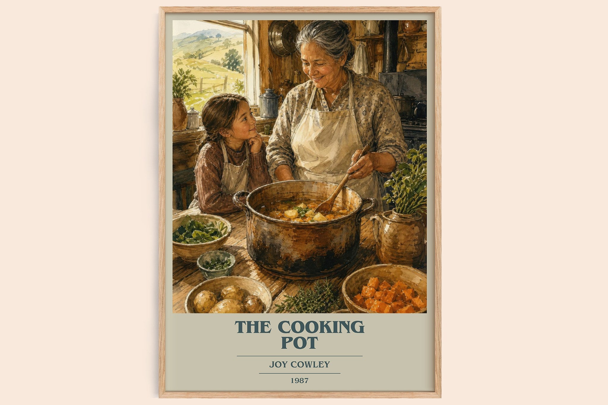 The Cooking Pot Book Cover Poster by Joy Cowley