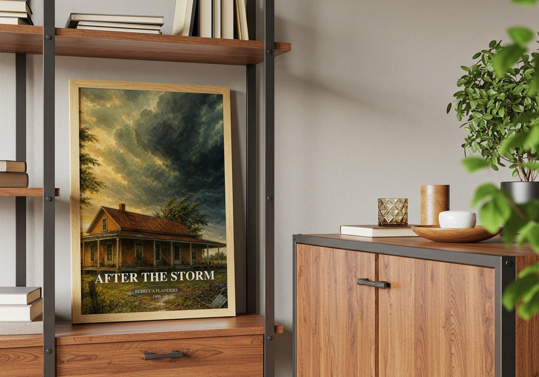 After the Storm book watercolour illustration paper finish options – matte satin gloss
