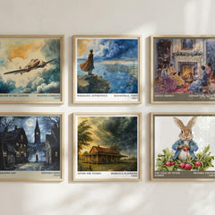 After the Storm literary art print colour and style options – Rebecca Flanders book art