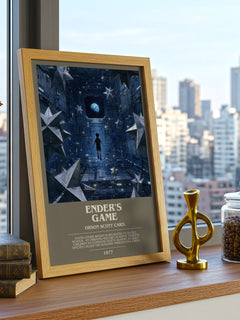 Ender's Game bookish poster colour and style options – Orson Scott Card. book art