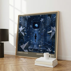 Ender's Game literary art print colour and style options – Orson Scott Card. book art