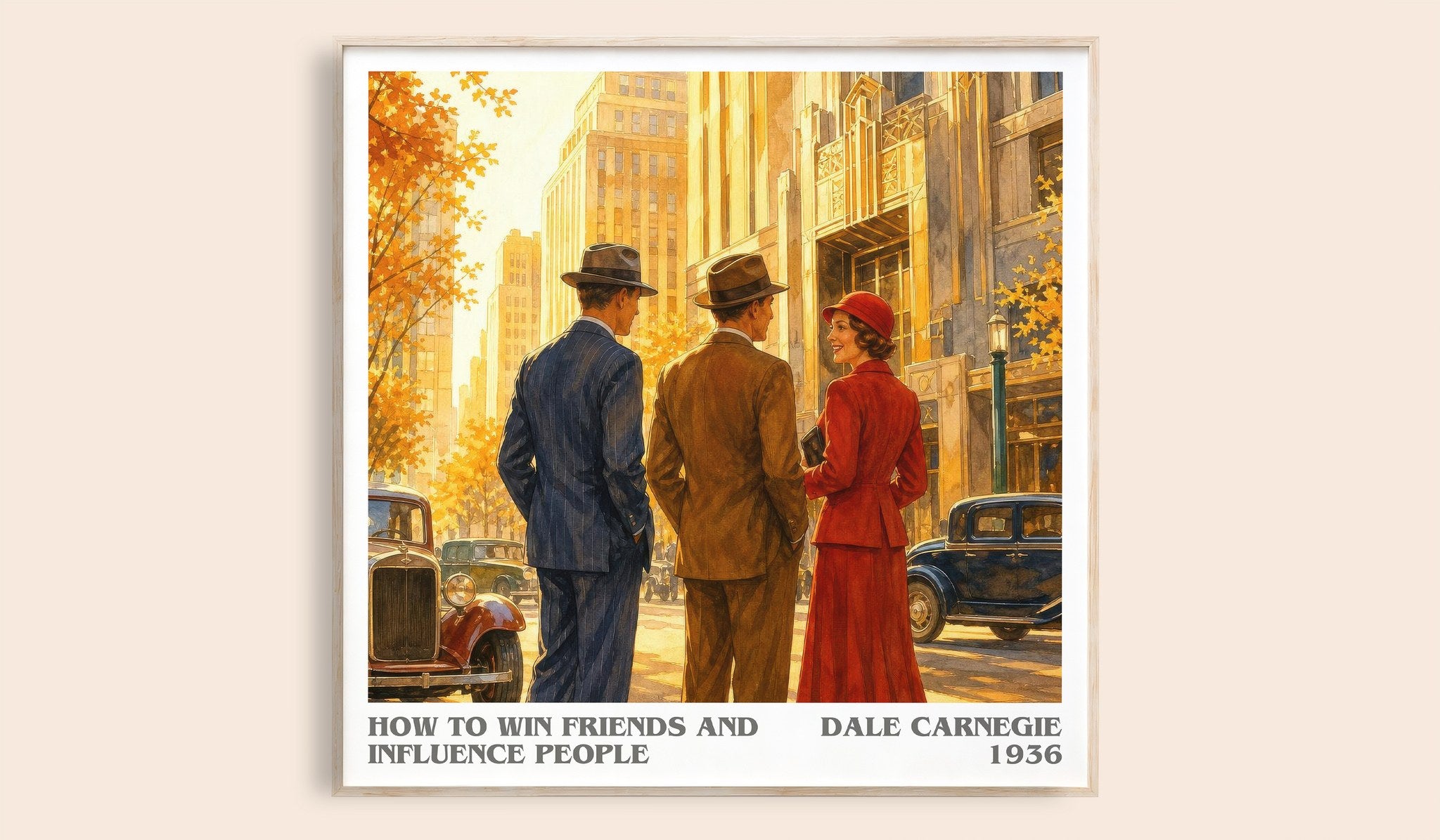 How to Win Friends and Influence People Literary Art Print by Dale Carnegie