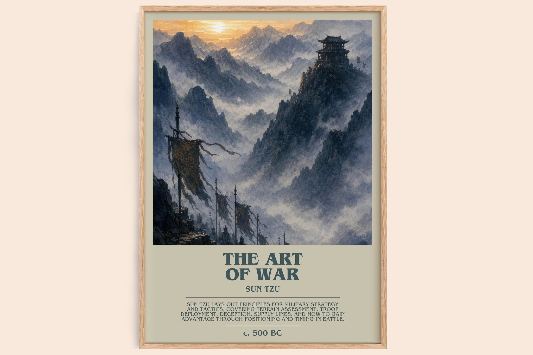 The Art of War Bookish Wall Art by Sun Tzu