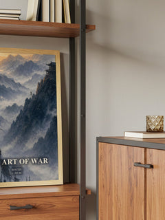 The Art of War book watercolour illustration paper finish options – matte satin gloss