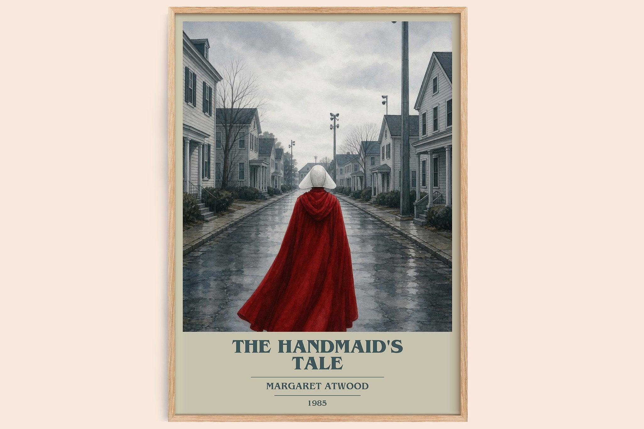 The Handmaid's Tale Book Cover Poster by Margaret Atwood