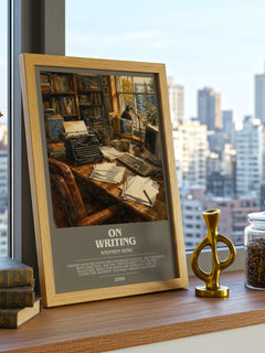 On Writing bookish poster colour and style options – Stephen King book art