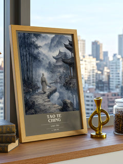 Tao Te Ching book cover poster colour and style options – Lao Tsu book art