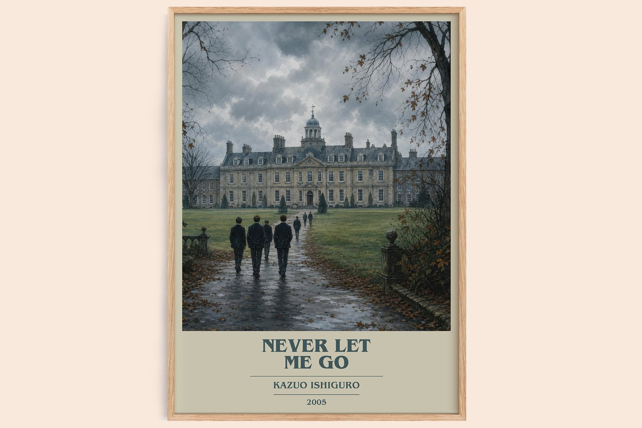Never Let Me Go Book Cover Poster by Kazuo Ishiguro