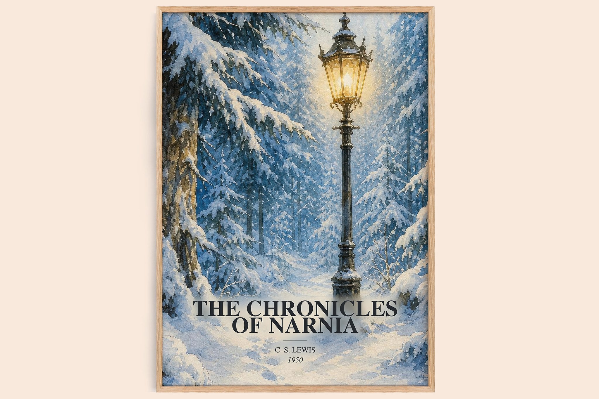 The Chronicles of Narnia Book Watercolour Illustration by C. S. Lewis