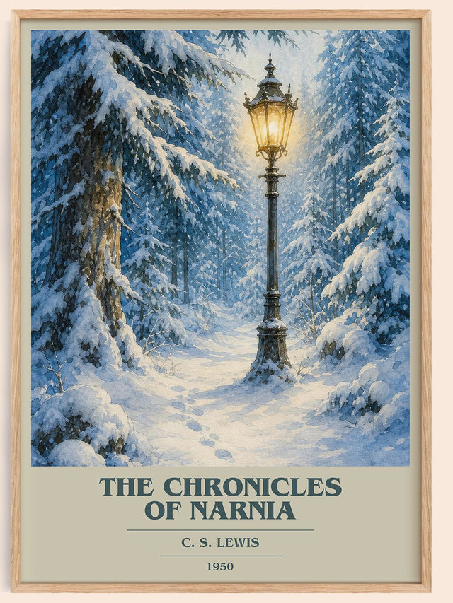 The Chronicles of Narnia Book Cover Poster by C. S. Lewis