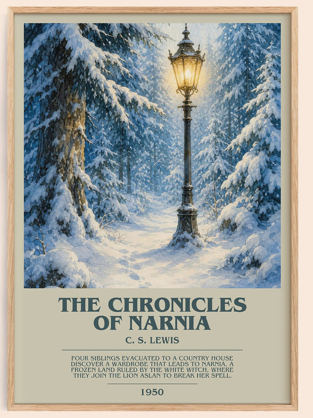 The Chronicles of Narnia Bookish Wall Art by C. S. Lewis