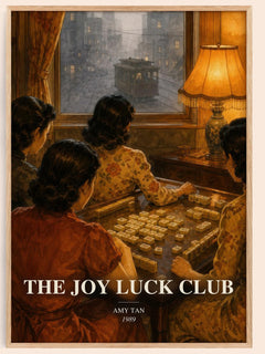 The Joy Luck Club watercolour book poster by Amy Tan – framed literary art print