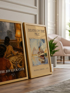 The Joy Luck Club watercolour print framed by window – literary home decor
