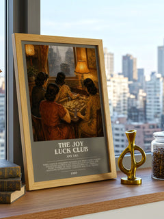 The Joy Luck Club bookish poster colour and style options – Amy Tan book art