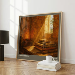 Confessions literary art print colour and style options – Augustine book art