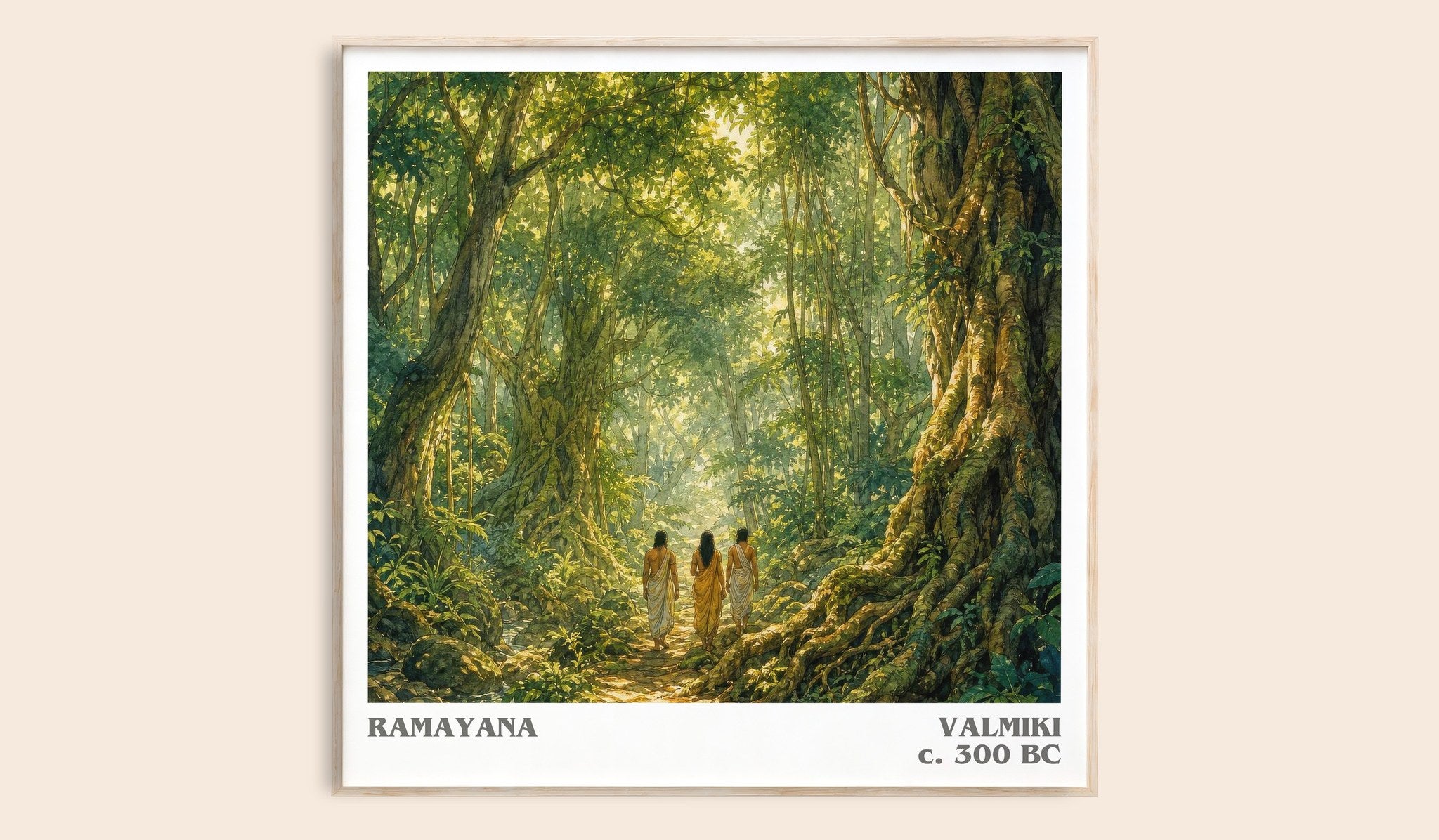 Ramayana Literary Art Print by Valmiki