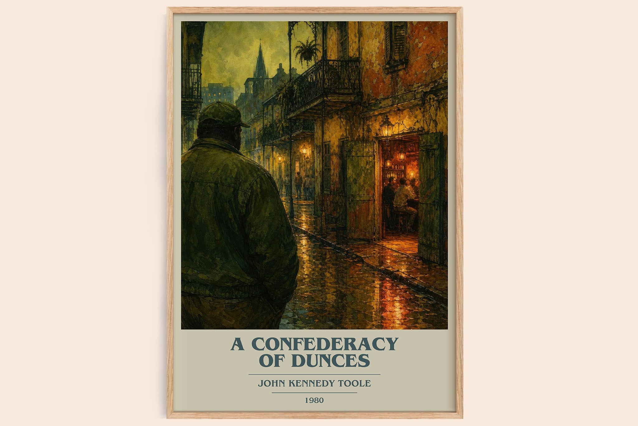 A Confederacy of Dunces Book Cover Poster by John Kennedy Toole