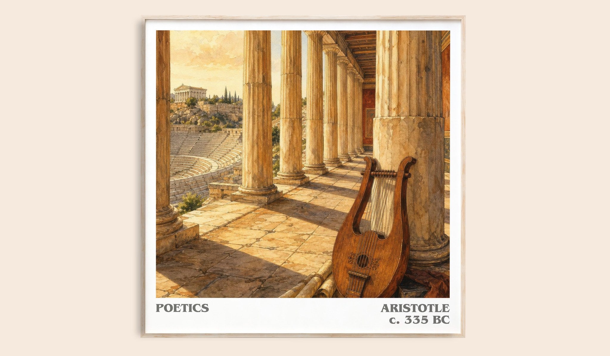 Poetics Literary Art Print by Aristotle