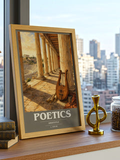 Poetics book cover poster colour and style options – Aristotle book art
