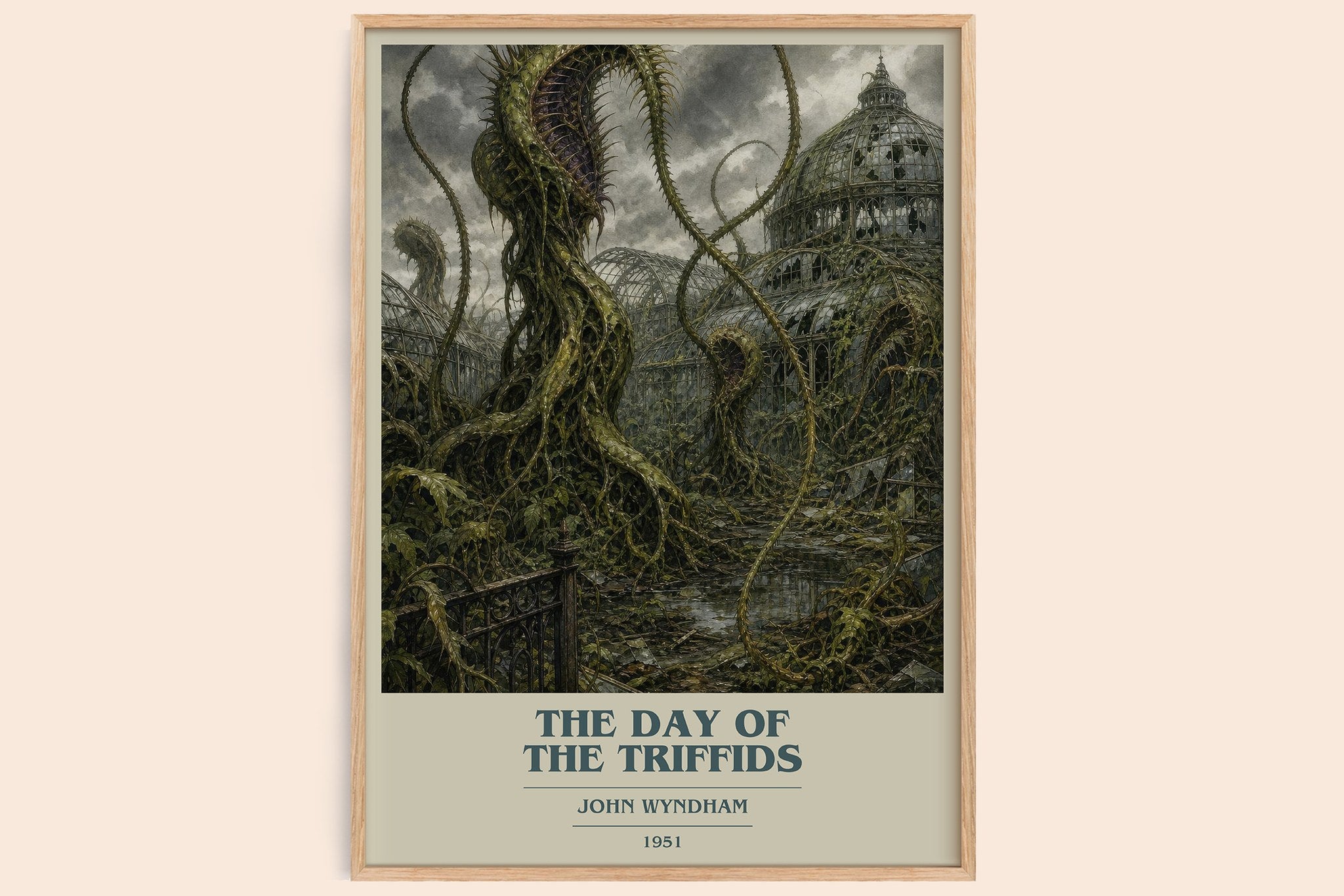 The Day of the Triffids Book Cover Poster by John Wyndham