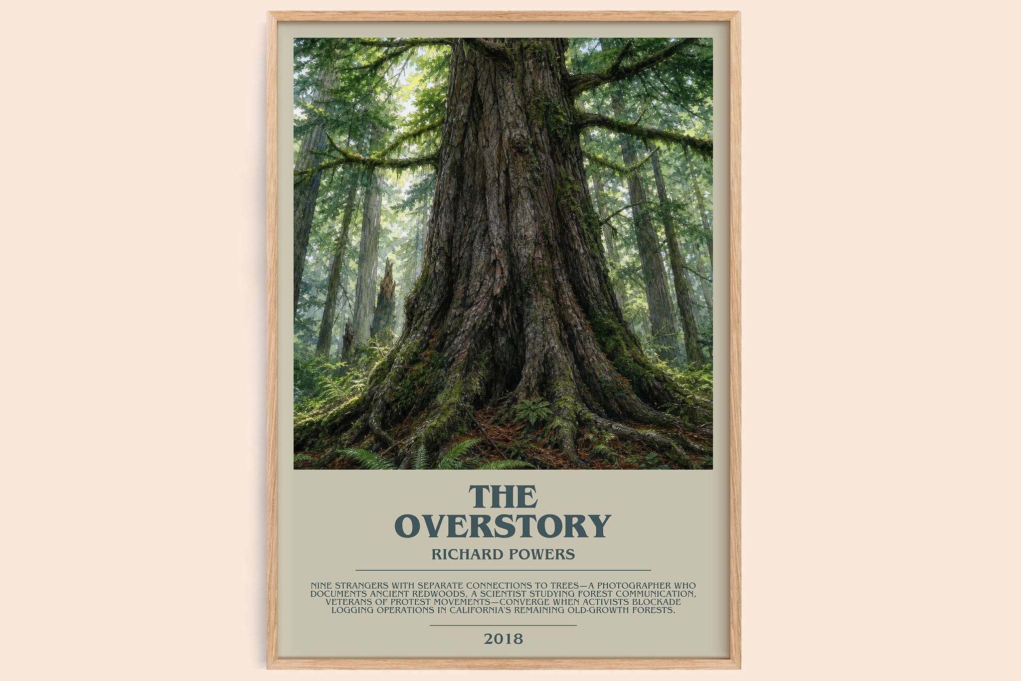 The Overstory Bookish Wall Art by Richard Powers
