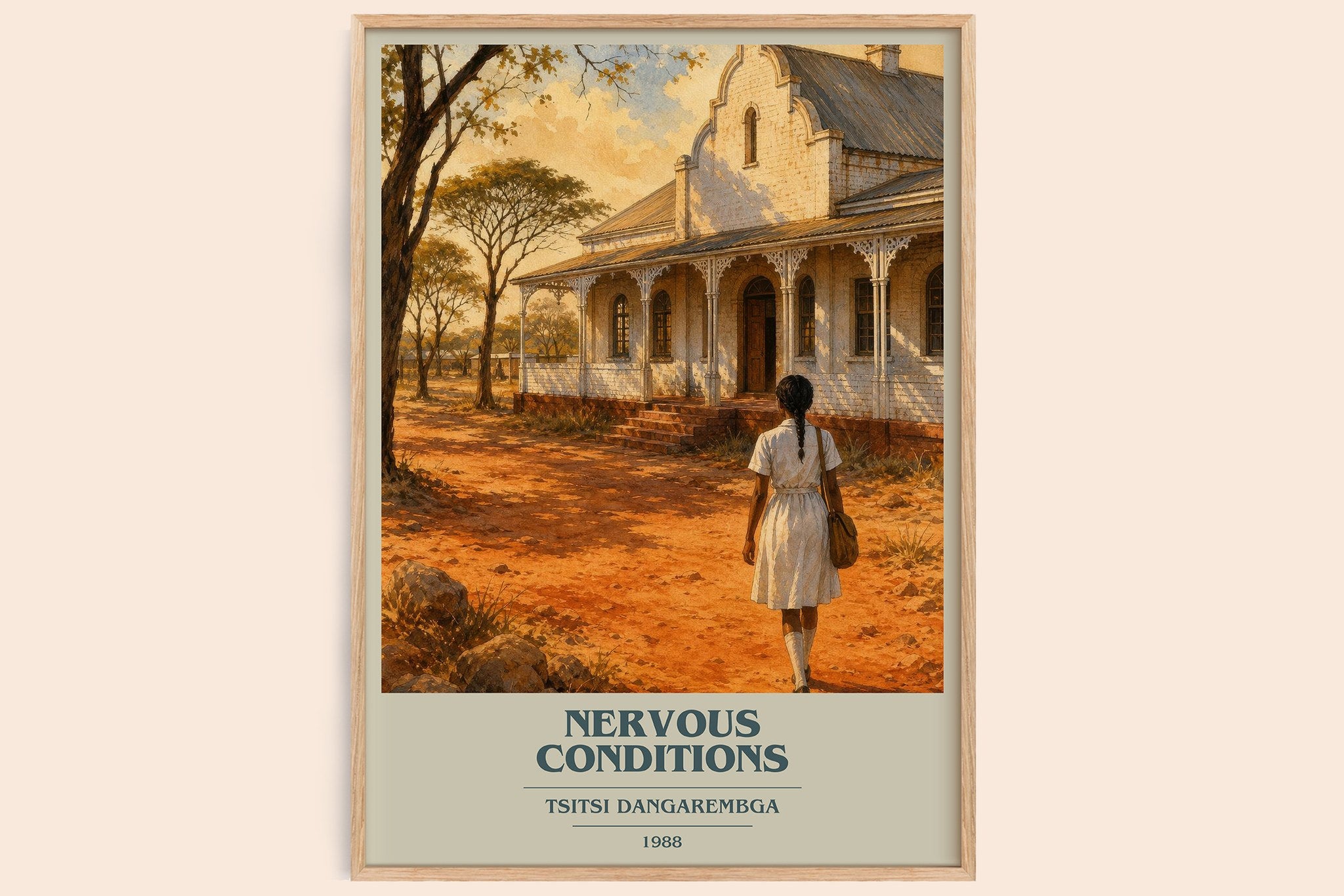 Nervous Conditions Book Cover Poster by Tsitsi Dangarembga