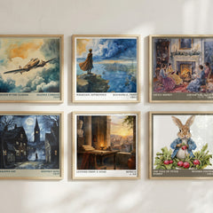 Letters from a Stoic literary print in frame leaning in hallway – philosophy wall art