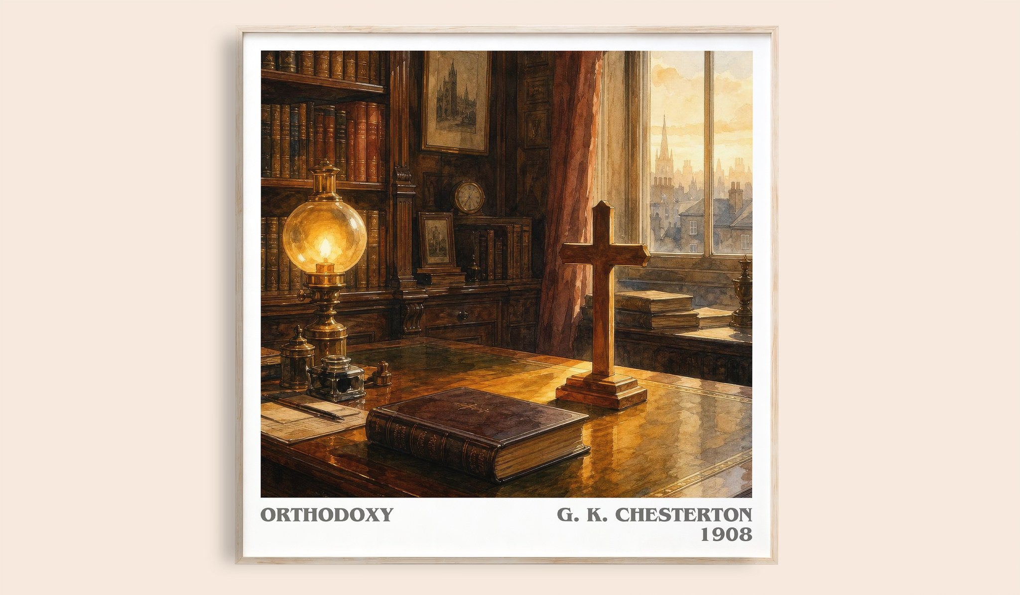 Orthodoxy Literary Art Print by G. K. Chesterton