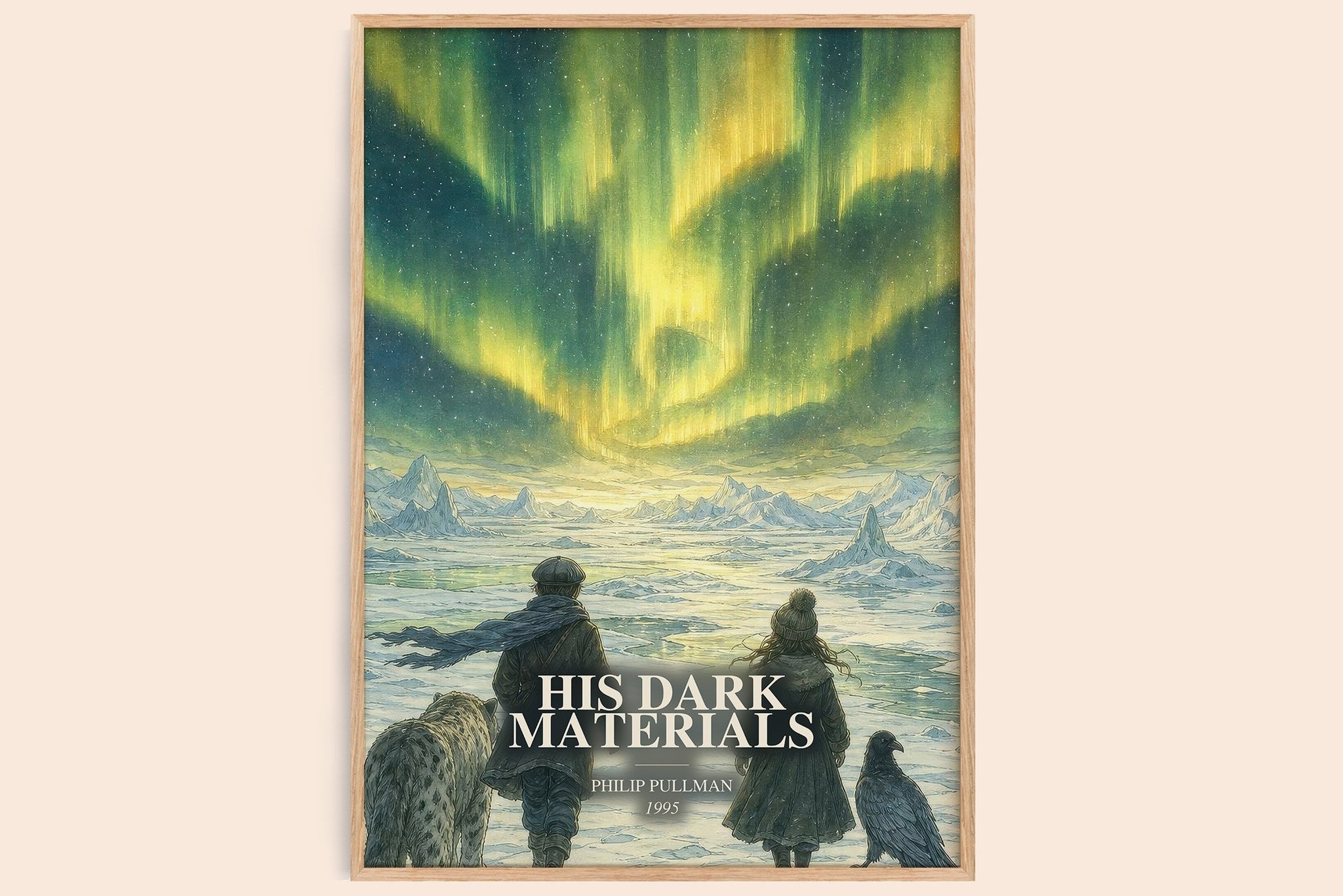 His Dark Materials Book Watercolour Illustration by Philip Pullman