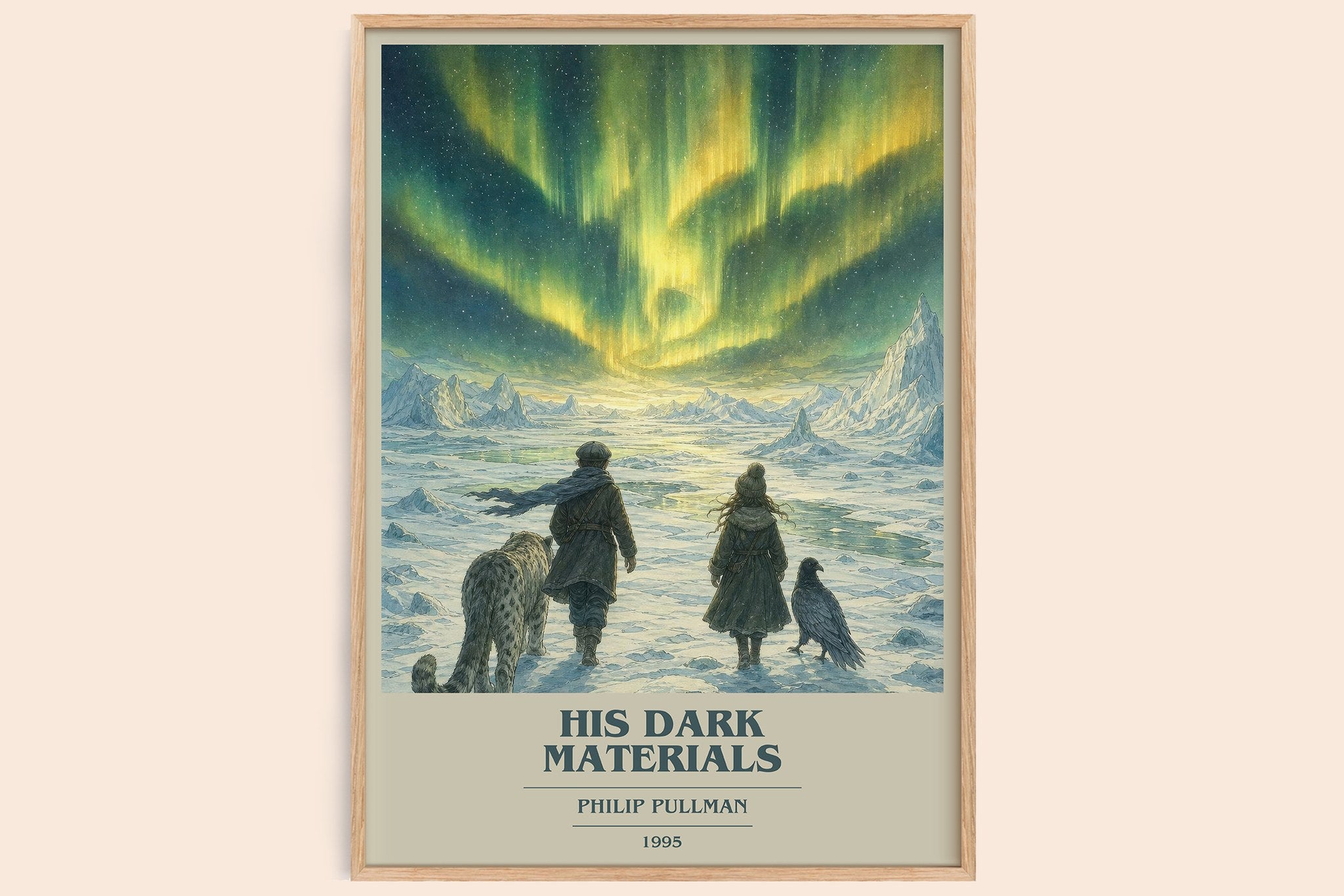 His Dark Materials Book Cover Poster by Philip Pullman
