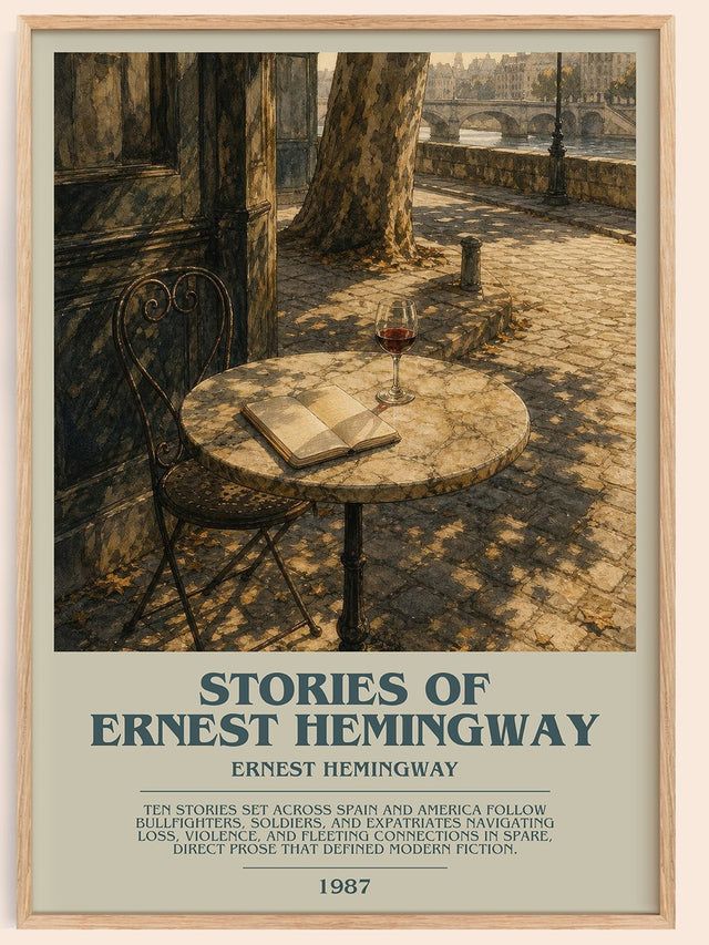 Stories of Ernest Hemingway Bookish Wall Art by Ernest Hemingway