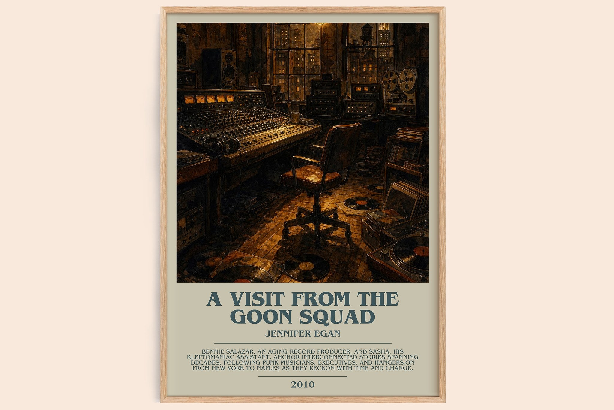 A Visit From The Goon Squad Bookish Wall Art by Jennifer Egan