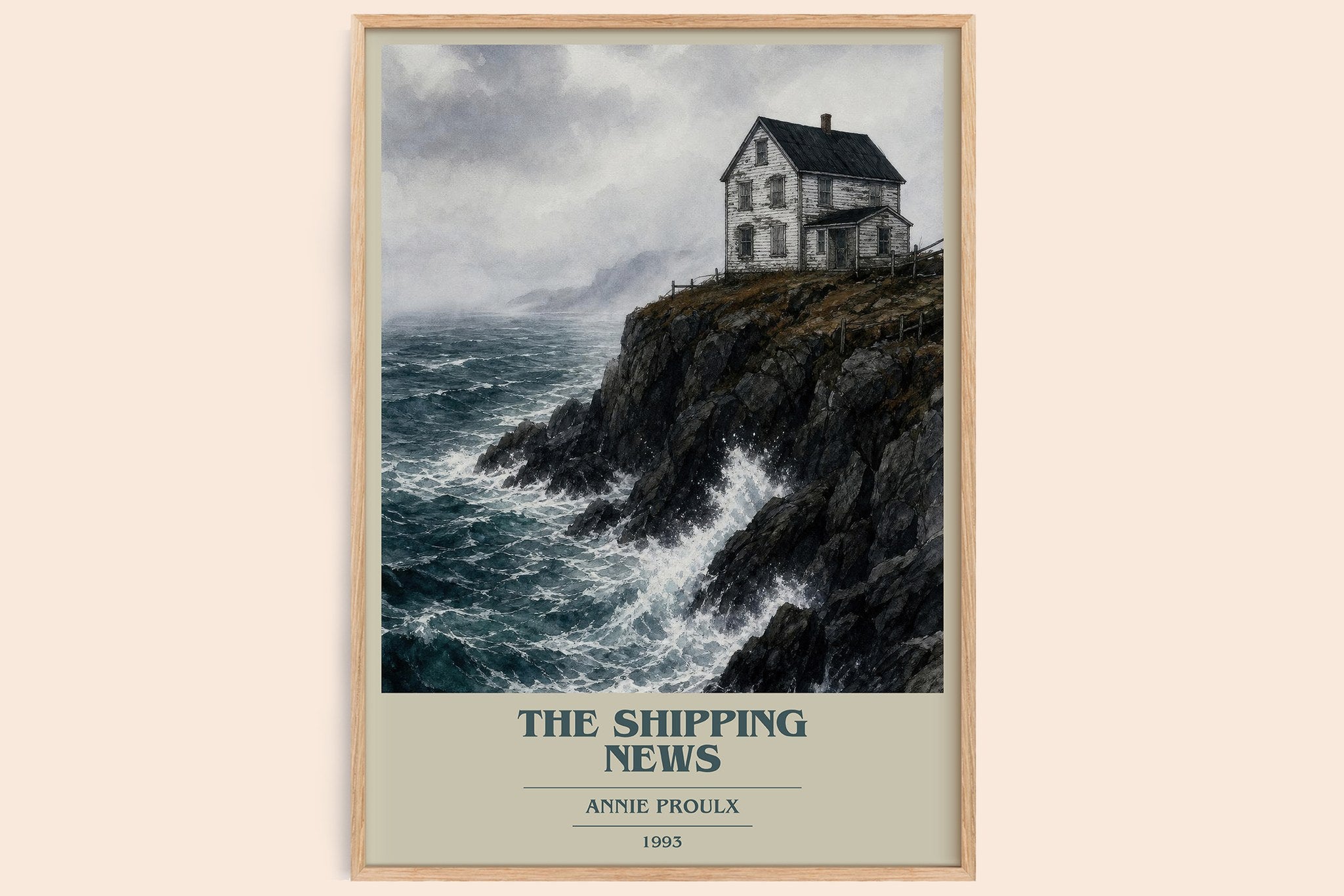 The Shipping News Book Cover Poster by Annie Proulx