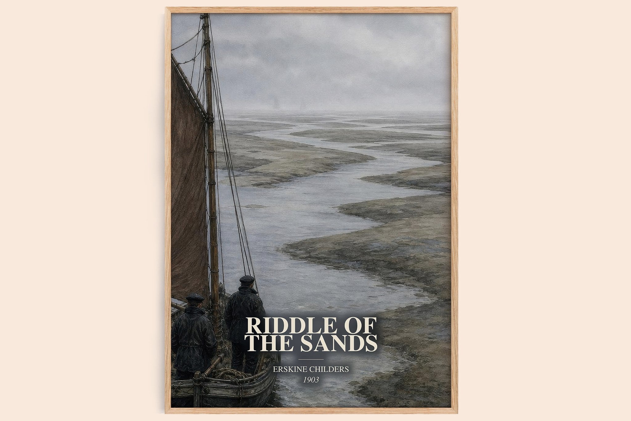 Riddle of the Sands Book Watercolour Illustration by Erskine Childers