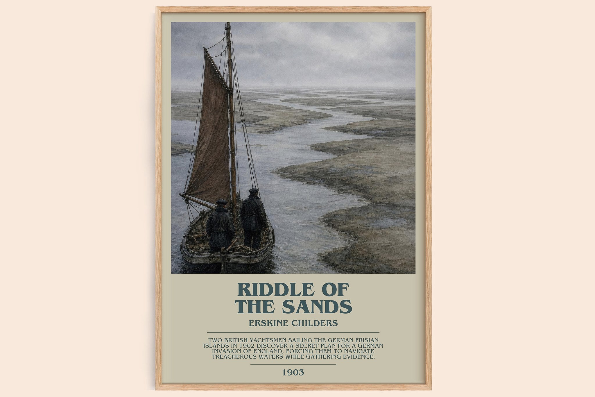 Riddle of the Sands Bookish Wall Art by Erskine Childers