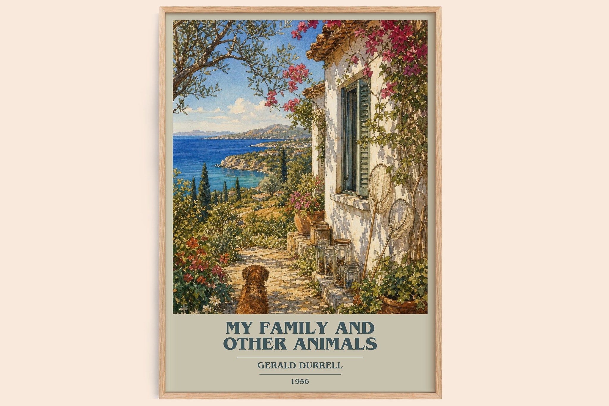 My Family And Other Animals Book Cover Poster by Gerald Durrell