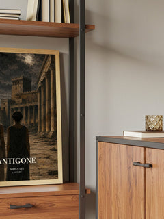 Antigone book watercolour illustration paper finish options – matte satin gloss